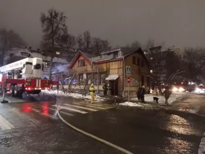 Появились кадры жуткого пожара в нижегородском ОКН