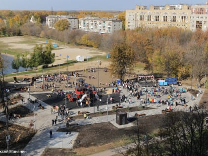 Современный детский городок с финским оборудованием открылся в Автозаводском районе