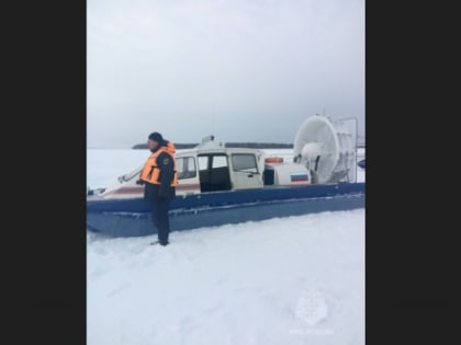 Тонувшего рыбака спасли на Волге в Воротынце 18 марта
