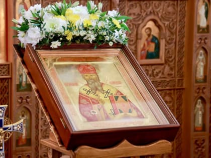 Икона с мощами Афанасия Ковровского появилась в соборе в Нижегородском кремле