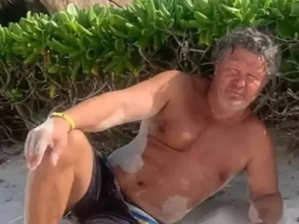 Звезда Голливуда Олег Тактаров показал обнаженный торс на пляже