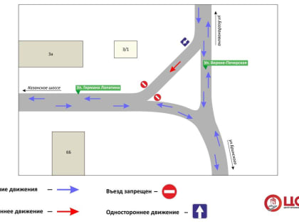 Одностороннее движение транспорта вводится на улице Германа Лопатина