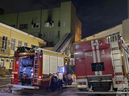 Опубликованы фото пожара в нижегородском институте