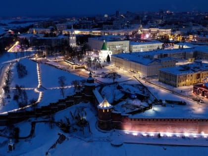 Соборный колокольный звон был совершено в Нижегородском кремле