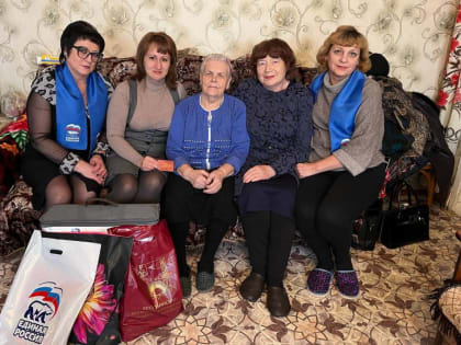 В день 79-летия освобождения Ленинграда от блокады поздравили единственного очевидца тех событий, проживающую сегодня в поселке Бутурлино