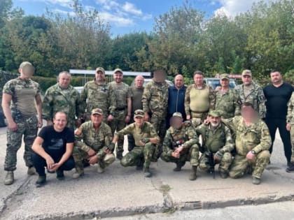 Доставлена очередная партия гуманитарного груза на передовую