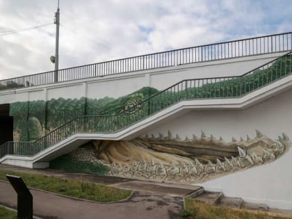 Возвращение культового крокодила на Канавинском мосту