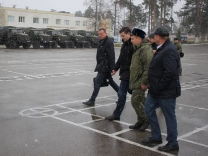 Глава региона передал дополнительное снаряжение мобилизованным нижегородцам
