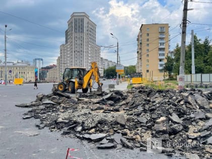 Стало известно, как будет организована временная дорога на площади Свободы в Нижнем Новгороде