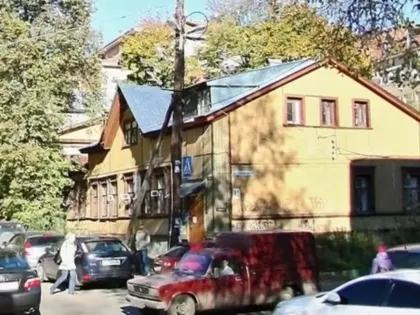 Исторический дом вспыхнул в Нижнем Новгороде