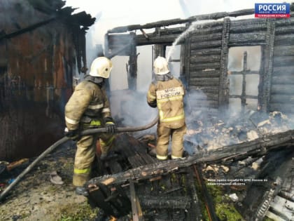 Жилой дом сгорел в Борском районе