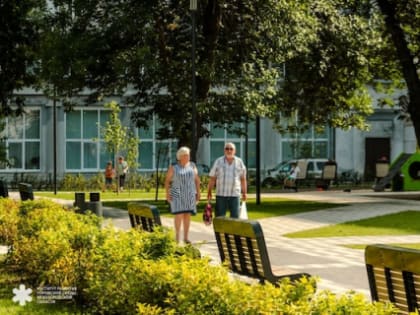 Сквер в Серобусыгинском квартале открыли в Нижнем Новгороде после благоустройства