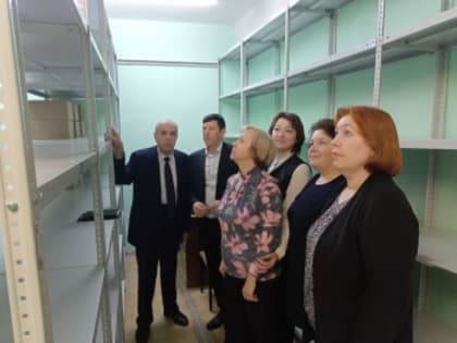 Ознакомление с состоянием работы сектора формирования архивных фондов администрации Вачского муниципального округа Нижегородской области