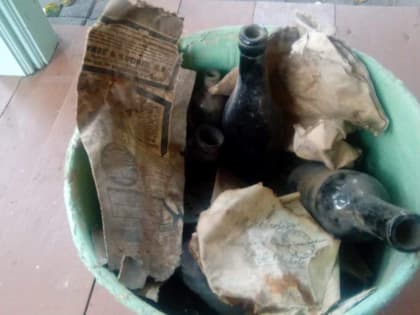 До­ре­во­лю­ци­он­ные пред­ме­ты на­шли во вре­мя ре­став­ра­ции до­ма в Ниж­нем Нов­го­ро­де