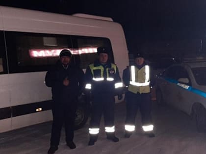 19 замерзавших в сломавшемся автобусе иностранцев спасли нижегородские полицейские