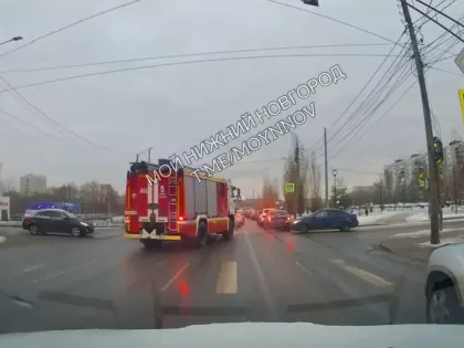 Появилось видео момента жуткого ДТП с нижегородскими пожарными