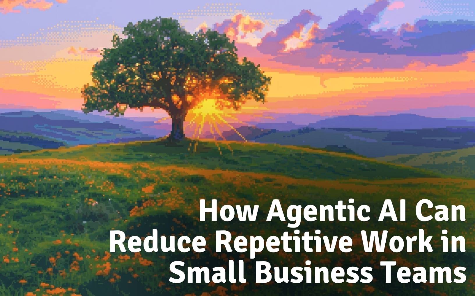 Agentic AI workflow reducing repetitive work across lead intake, CRM updates, support routing, reporting, and human approval.