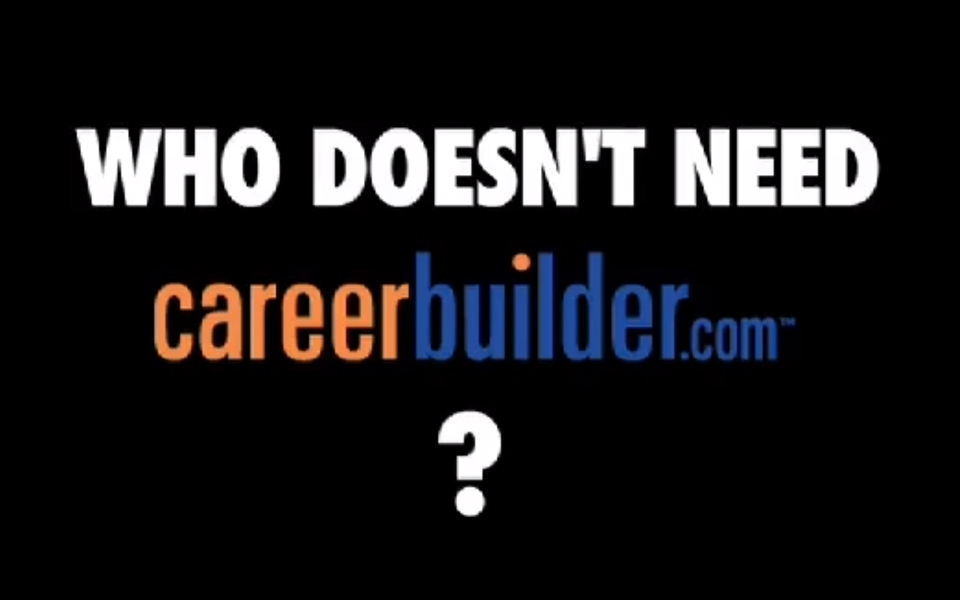 career builder commercial video advertising