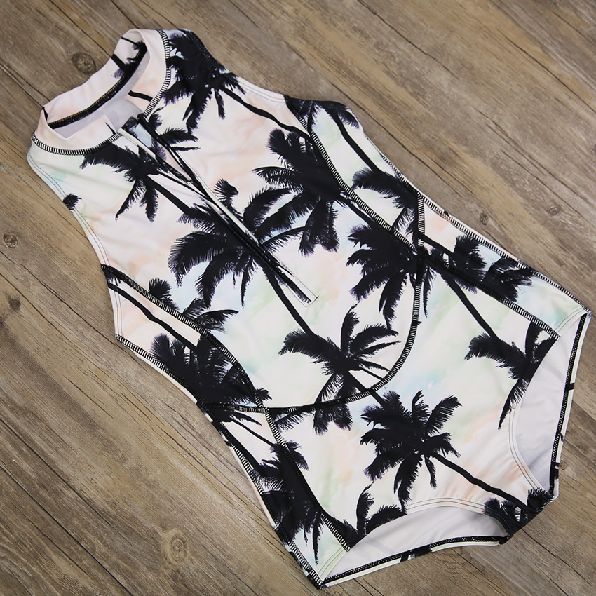 2018 Print Floral One Piece Swimsuit Long Sleeve Swimwear Women Bathing Suit Retro Swimsuit Vintage One-piece Surfing Swim Suits Image 5 2018 Print Floral One Piece Swimsuit Long Sleeve Swimwear Women Bathing Suit Retro Swimsuit Vintage One-piece Surfing Swim Suits Image 5