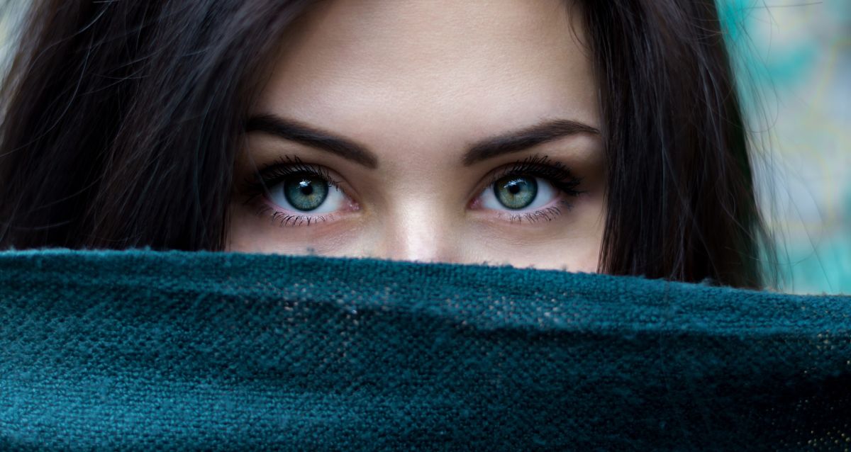 Beautiful and mysterious eyes