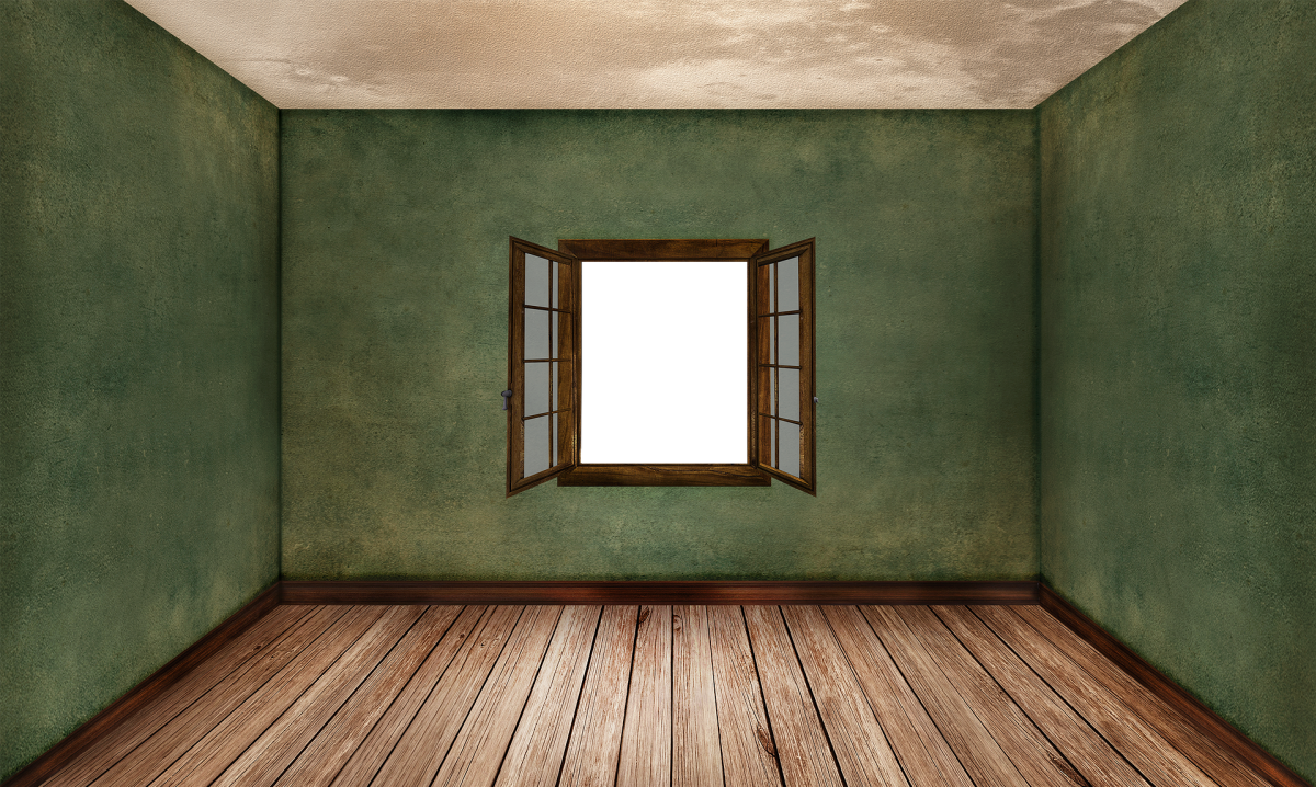 Empty room with window