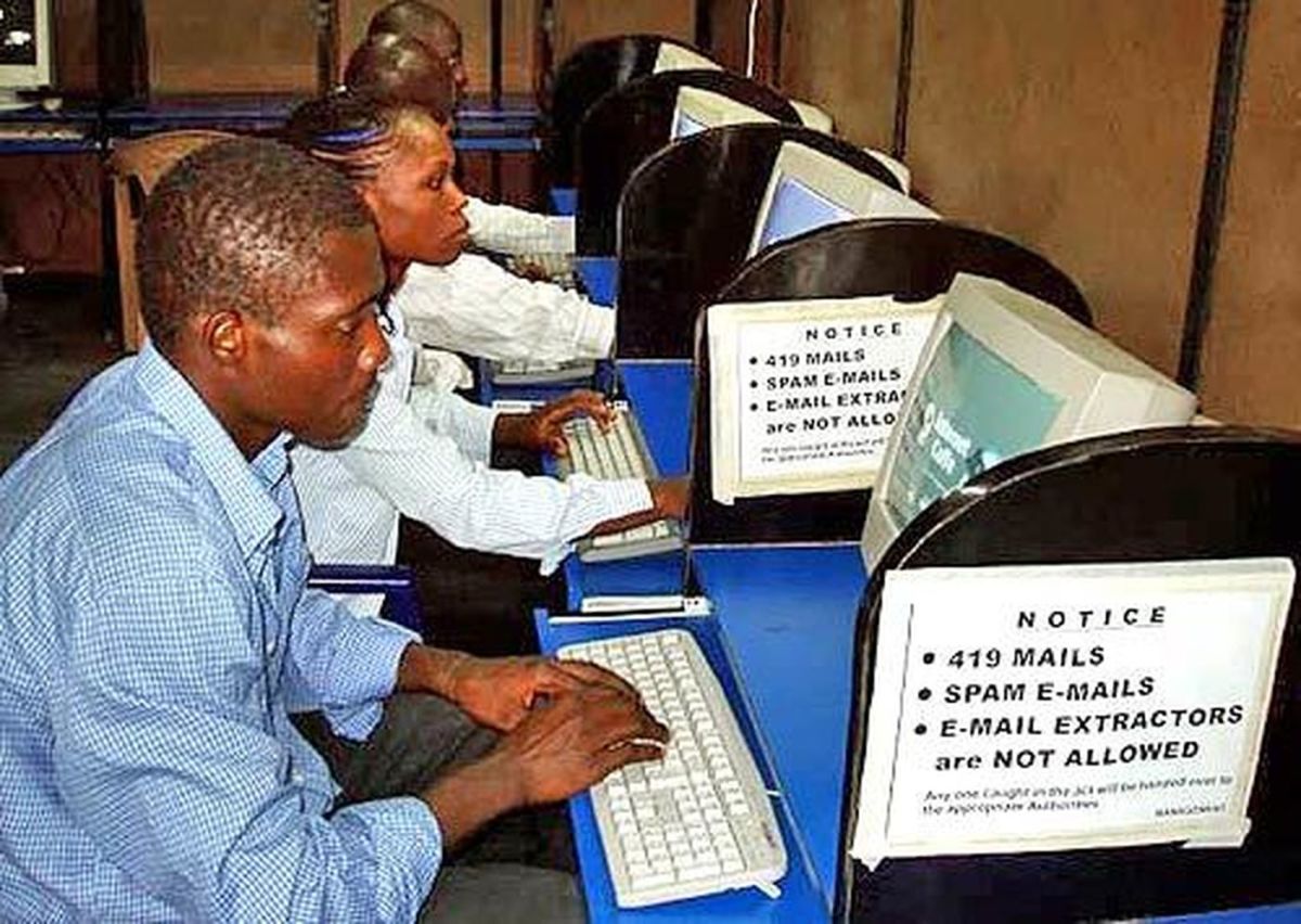 Nigeria Spam in Africa - Internet, Cybercafe