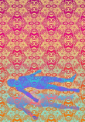 'Inner Vision' - psychedelic shamanic visionary art by Nisvan