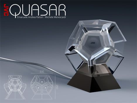 Quasar: Dodecahedron speaker by JVC