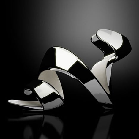 Julian Hakes’ Wraparound Shoe with silver luster