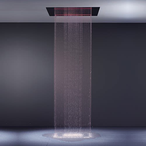 Rain Sky E: Hightech shower. Dusche. Showering. Duschen.