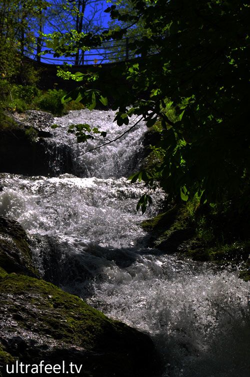 Dark waterfall, river (ultrafeel)