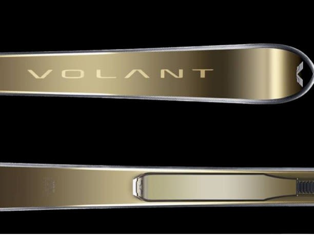 Golden alpine ski by Volant