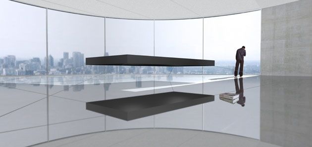 Floating bed (by designer Janjaap Ruijssenaars)