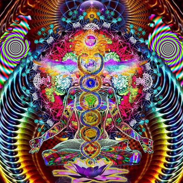 Psychedelic chakras (by New1lluminati)