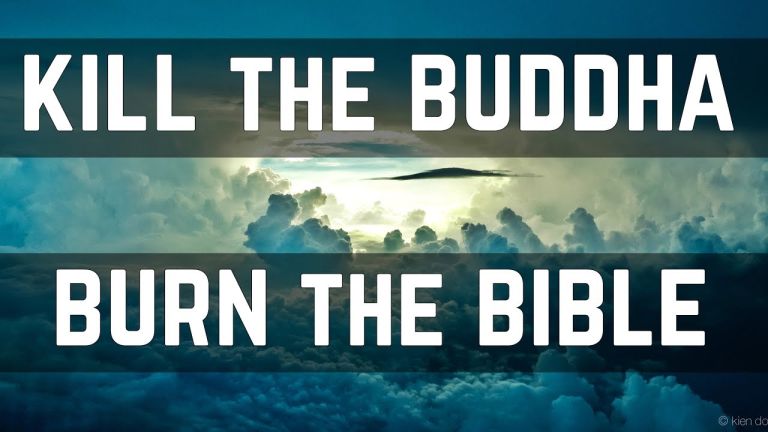 Kill The Buddha - Burn The Bible - Religion Is Dead