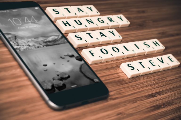 iPhone, Steve Jobs, Apple, Stay hungry, Stay foolish