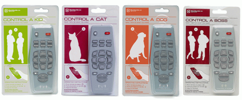 Remote control your cat, dog, kid and boss