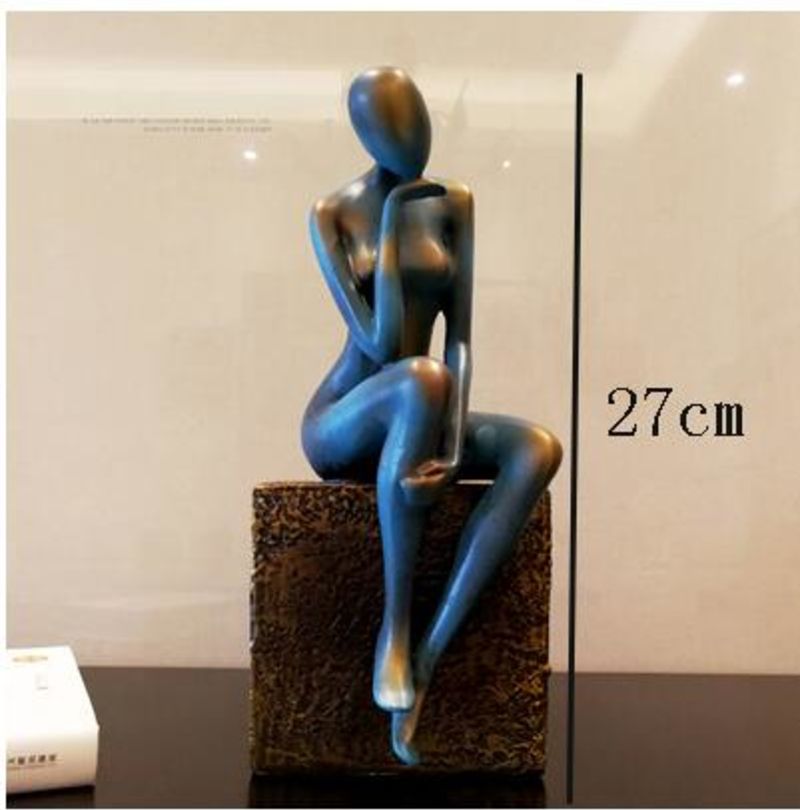 Nordic modern beauty resin sculpture angel figure statue art girl figurine crafts home decor accessories valentines day gift Image 7