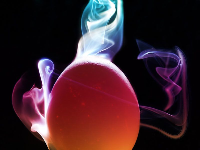 “Smoking egg” by Sharlene Shappart