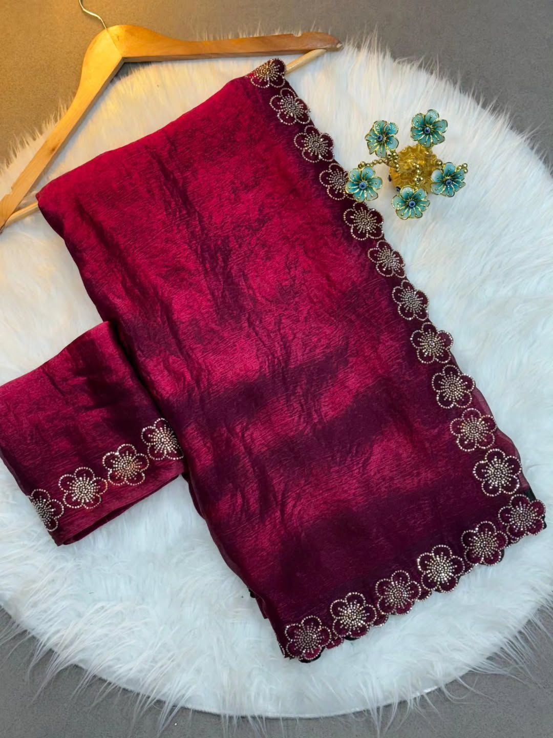 Space silk sarees