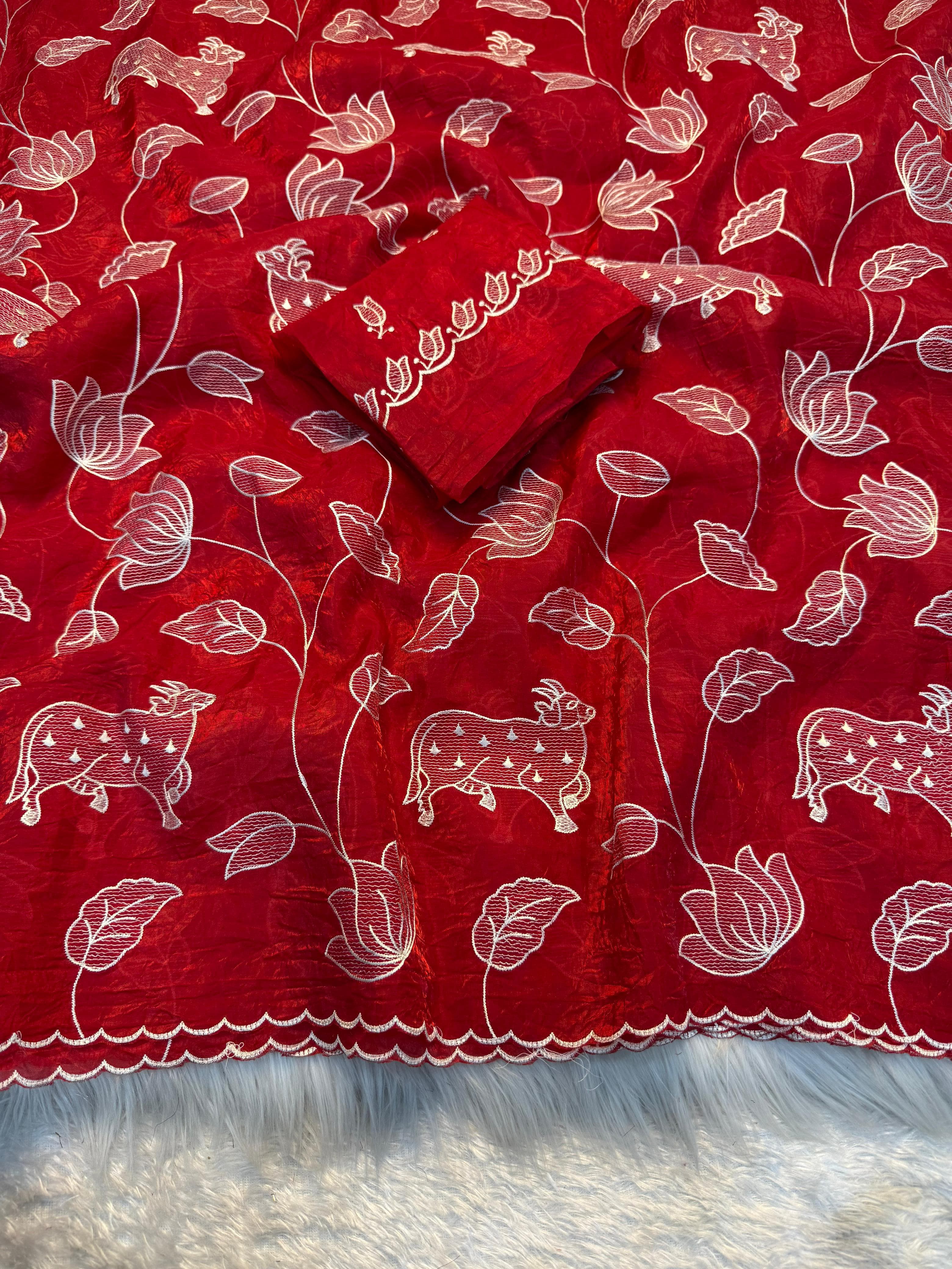 Soft churchy sarees