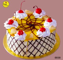 Pineapple Fruit Topping Cake Loji cake