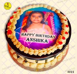 Chocolate Photo Cake Loji cake