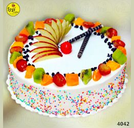 Vanilla Fruit Loji cake