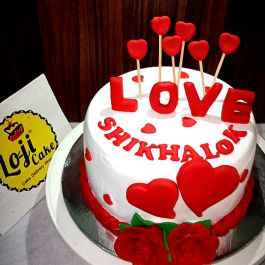 Love Anniversary Cake 