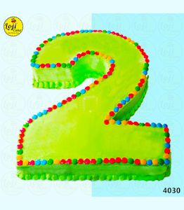 2 Number Jems Loji cake