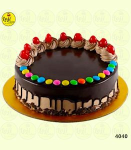 Chocolate Jelly Jems Loji cake