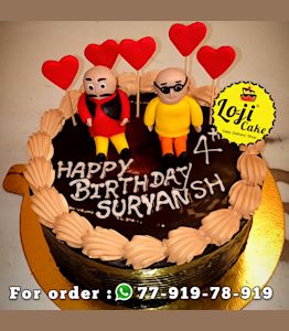 Motu Patlu Cake Loji cake