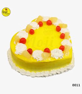 Pineapple Heart Cake Loji cake