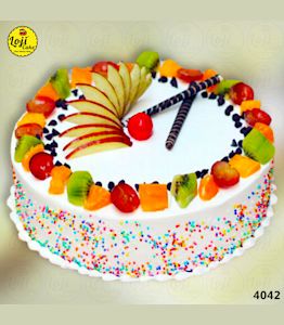 Vanilla Fruit Loji cake
